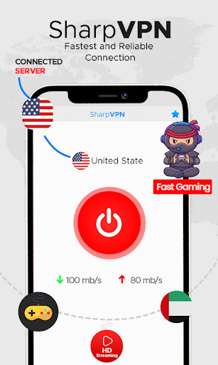 SharpVPN - Fast & Secure VPN Screenshot3