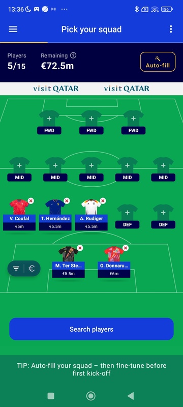 EURO 2024: Fantasy Football Screenshot4