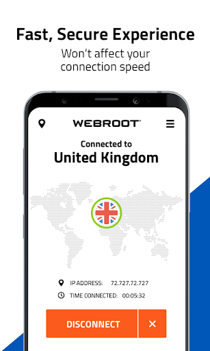 Webroot WiFi Security VPN Screenshot3