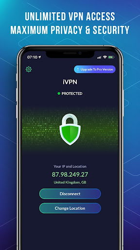 iVPN: VPN for Privacy, Securit Screenshot1