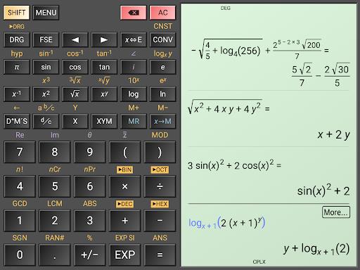 HiPER Scientific Calculator Screenshot2