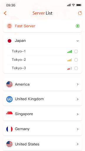 Hot VPN- Secure and Fast VPN Screenshot3