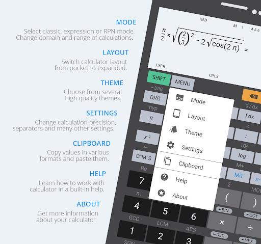 HiPER Scientific Calculator Screenshot4