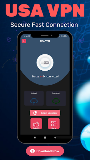 USA VPN - Safer VPN Screenshot1