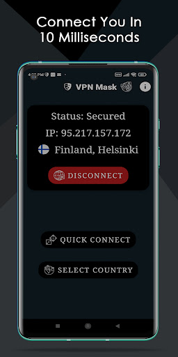 VPN Mask - Secure VPN Tunnels Screenshot2