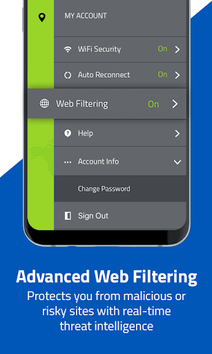 Webroot WiFi Security VPN Screenshot4