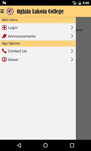 OLC mobile - Oglala Lakota Col Screenshot1