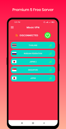 Mirchi VPN - Private & Fast Screenshot2