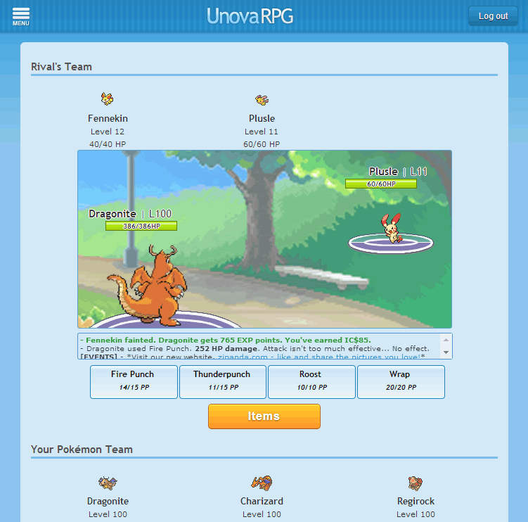 UnovaRPG Pokemon Game Launcher Screenshot3