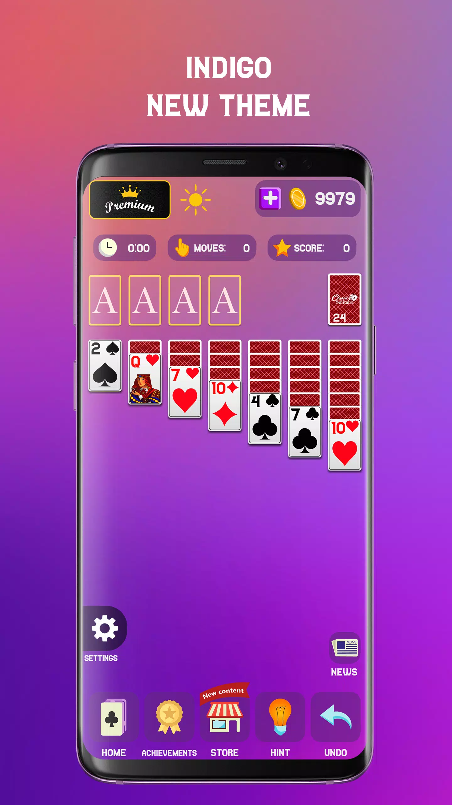 Classic Solitaire - Without Ads Screenshot1