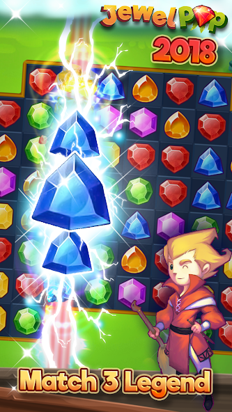 Jewel Pop: Match 3 Legend Mod Screenshot1