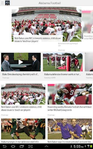 AL.com: Alabama Football News Screenshot4