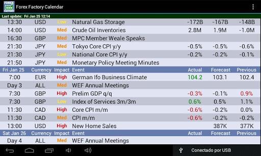 Forex Factory Calendar Screenshot2