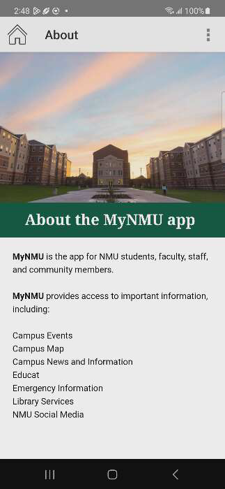 MyNMU Screenshot2