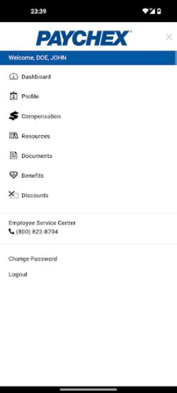 Paychex Oasis Employee Connect Screenshot1