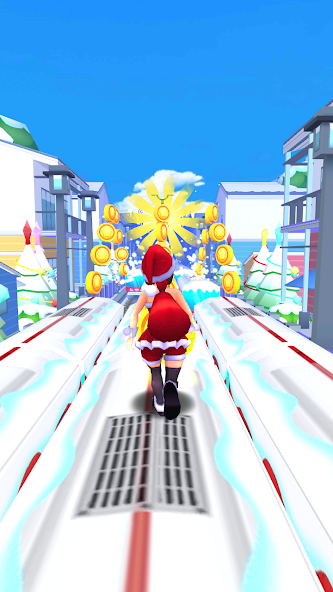 Subway Santa Princess Runner Mod Screenshot1