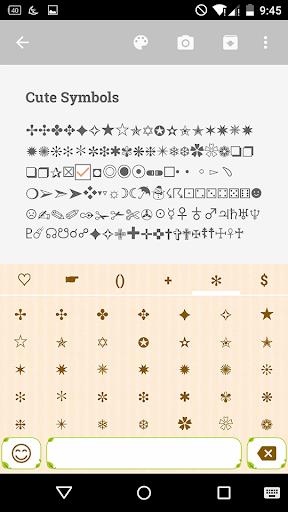 Cute Symbols - Emoji Keyboard♤ Screenshot4