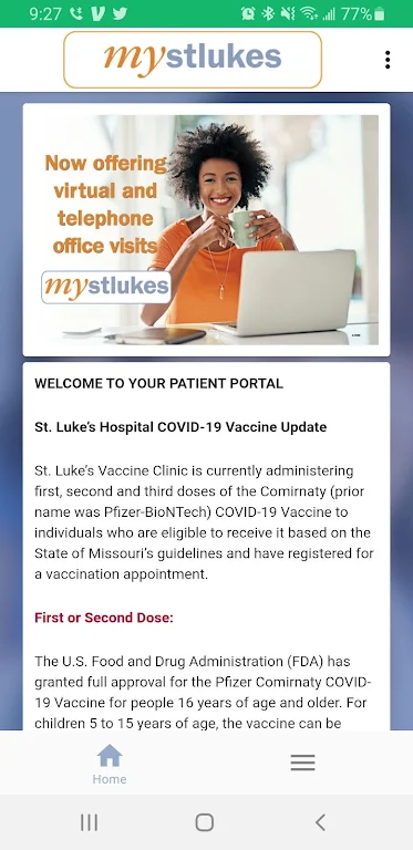 mystlukes Patient Portal Screenshot3