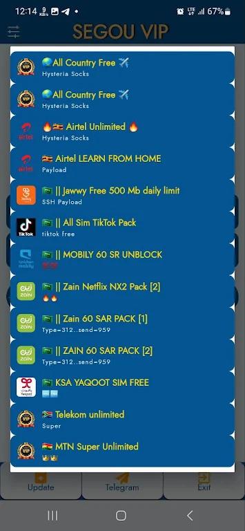 SEGOU VIP VPN Screenshot2