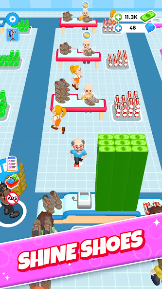 Laundry Rush - Idle Game Mod Screenshot2