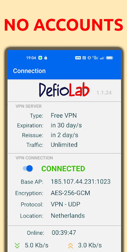 Anonymous & Secure - DL VPN Screenshot3