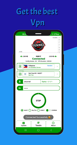 JX Tunnel VPN Screenshot1