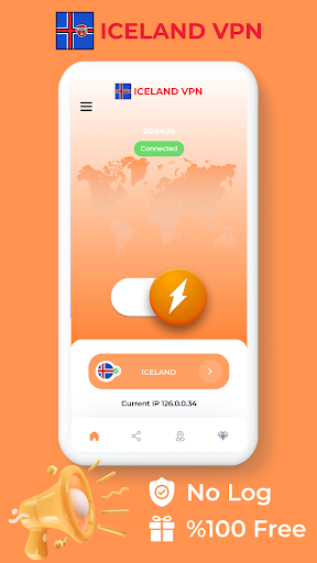 Iceland VPN - Private Proxy Screenshot1