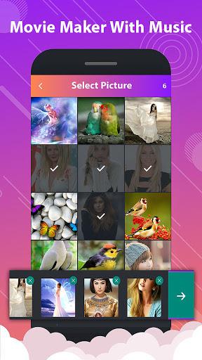 Movie Maker With Music - Photo to Video Maker Screenshot1