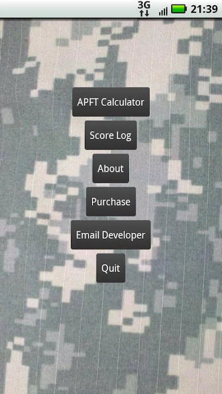 APFT Calculator w/ Score Log Screenshot4