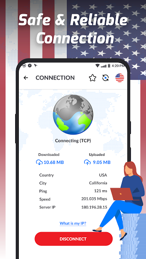 USA VPN: Unlimited Fast VPN & Screenshot4