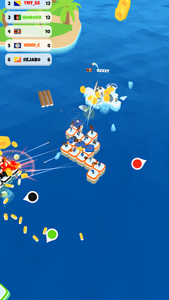 Raft Craft: Ocean War Mod Screenshot2