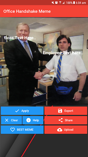 Office Handshake Meme Creator Screenshot1