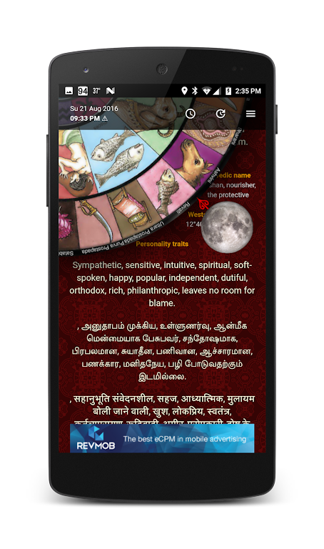 Vedic Astrology Nakshatra Finder Screenshot2