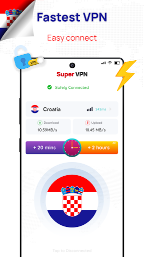 Croatia VPN: Get Croatia IP Screenshot1