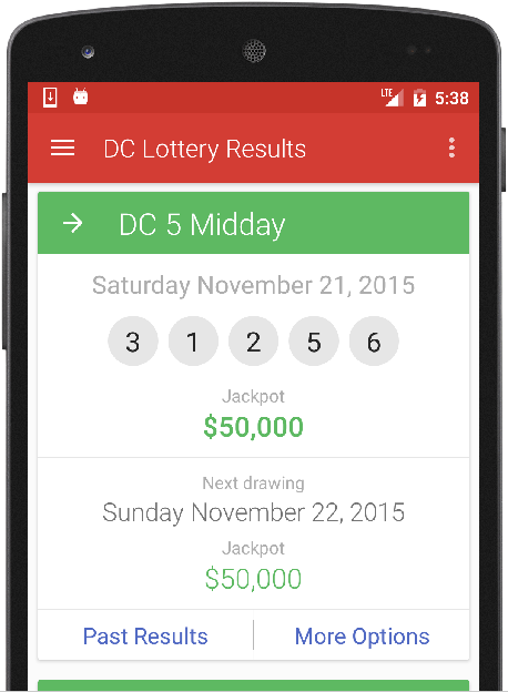 Results for DC Lottery Screenshot1