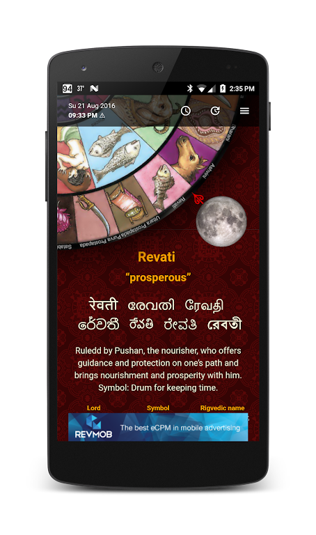 Vedic Astrology Nakshatra Finder Screenshot1