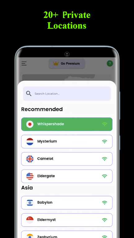 Military-Grade VPN - MatrixVPN Screenshot2