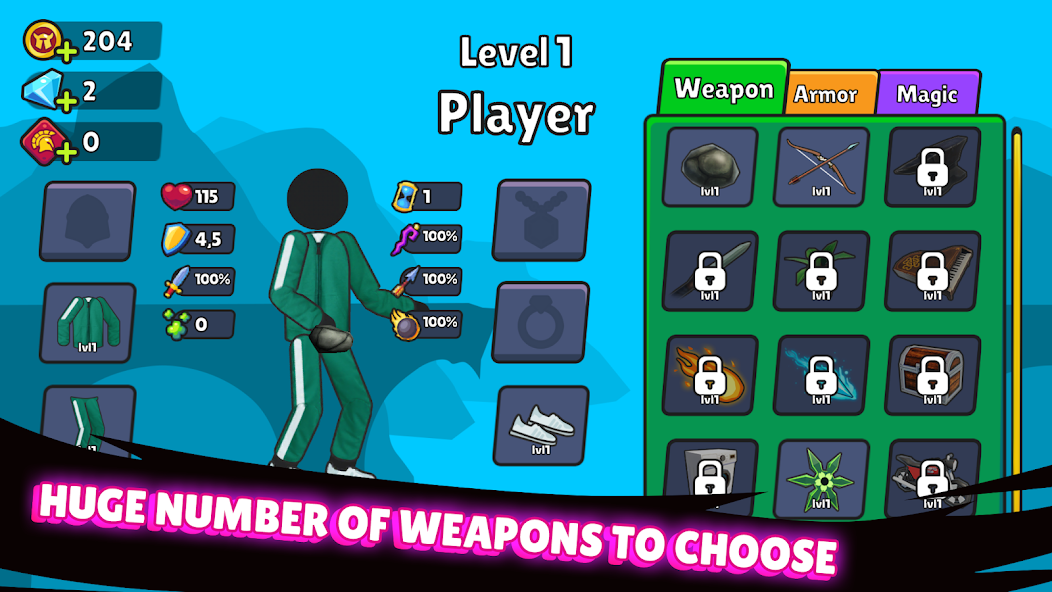 Archers Heroes Stickman's War Mod Screenshot4