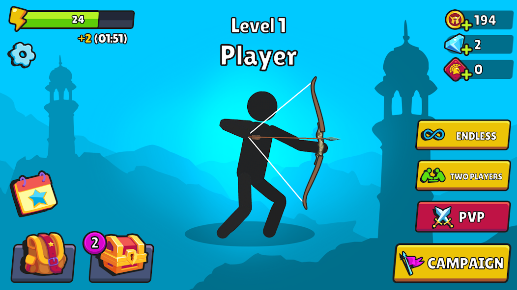 Archers Heroes Stickman's War Mod Screenshot1