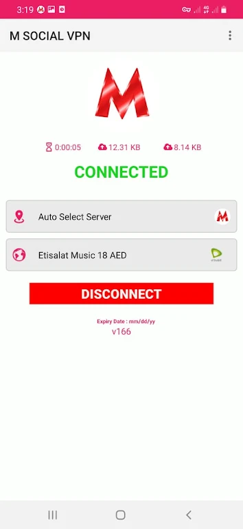 M SOCIAL VPN Screenshot1