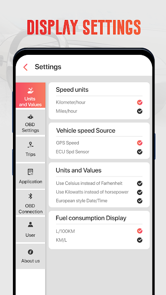 GPS Speedometer OBD2 Dashboard Mod Screenshot3