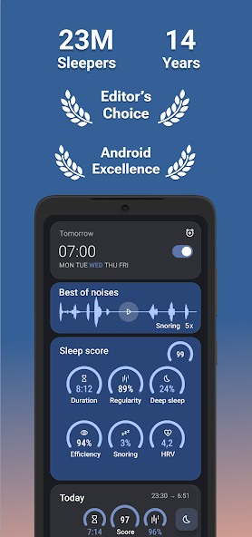 Sleep as Android: Smart alarm Mod Screenshot1