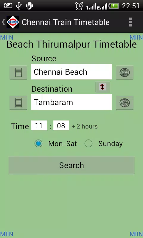 Chennai Local Train Timetable Mod Screenshot2