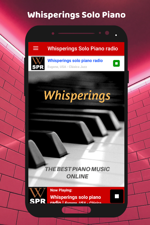 Whisperings Solo Piano Radio app Screenshot4