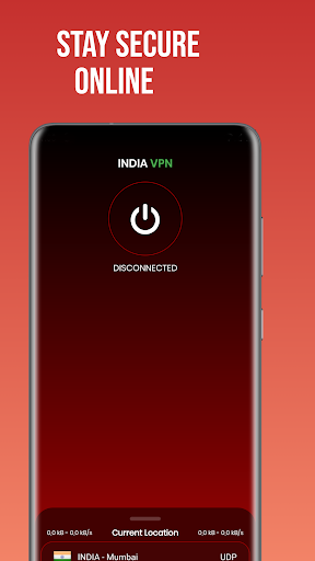 INDIA VPN - Secure VPN Screenshot1