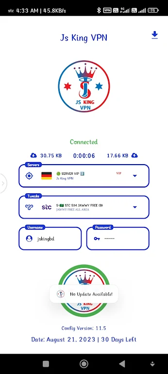 JS King VPN Screenshot3