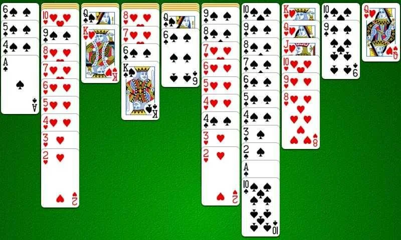 Spider Solitaire - 4 Suit Screenshot2