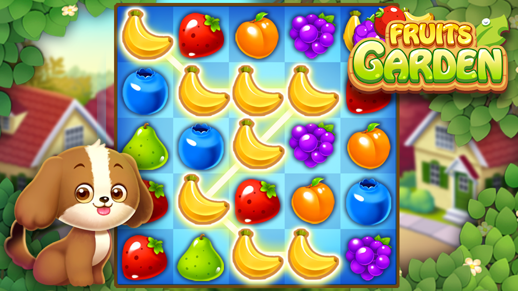 Fruits Garden : Merge Puzzle Mod Screenshot1