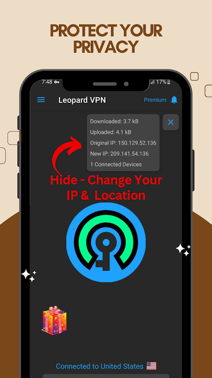 Leopard VPN- Fast Secure Proxy Screenshot3