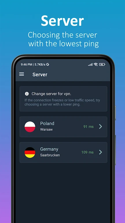 Nomad VPN TV Screenshot1